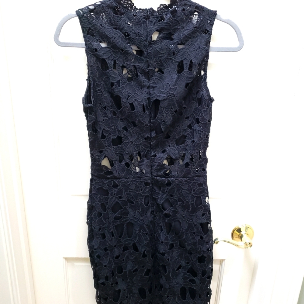 Parsian black lace dress, Size 4